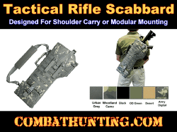 Tactical Rifle Scabbard 6 Colors To Choose From