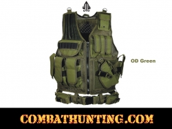 UTG Tactical Vest With Quick Draw Holster Pouch & Belt