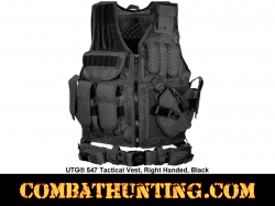 UTG 547 Law Enforcement Tactical Vest Right Handed Black 
