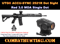 UTG® ACCU-SYNC 2521R Dot Sight, Red 3.0 MOA Single Dot