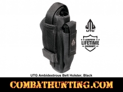 UTG Ambidextrous Belt Holster, Black