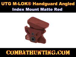 UTG® M-LOK Handguard Angled Index Mount Matte Red