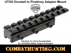 UTG Dovetail to Picatinny Adaptor Mount