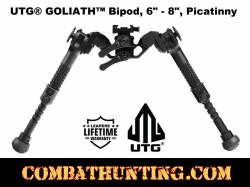 UTG® GOLIATH™ Bipod, 6" - 8", Picatinny