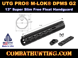 UTG PRO® M-LOK® .308 DPMS GII 13" Super Slim Free Float Handguard