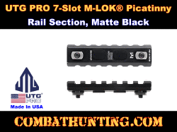 UTG PRO 7-Slot M-LOK® Picatinny Rail Section Matte Black