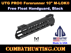 UTG PRO® Forerunner 10" M-LOK AR-15 Free Float Handguard Black