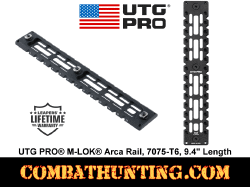 UTG PRO M-LOK Arca Rail, 7075-T6, 9.4" Length