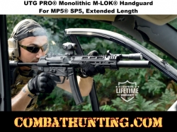 UTG PRO® Monolithic M-LOK® Handguard, for MP5®, Extended Length