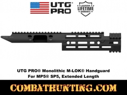 UTG PRO® Monolithic M-LOK® Handguard, for MP5®, Extended Length