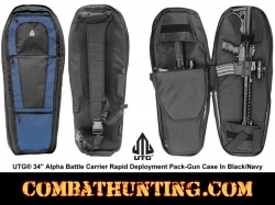 UTGG® 34" Alpha Battle Carrier Sling Pack Black/Navy