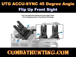 45 Degree Angle Flip Up Front Sight UTG ACCU-SYNC