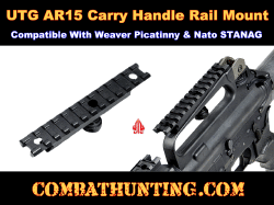 UTG AR15 Carry Handle Rail Mount, 12 Slots STANAG