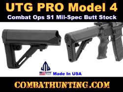 UTG PRO AR15 Ops Ready S1 Mil-spec Stock Black