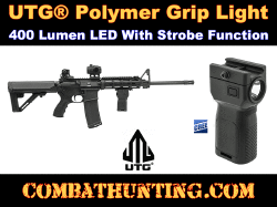 UTG® Polymer Grip Light 400 Lumen with Strobe