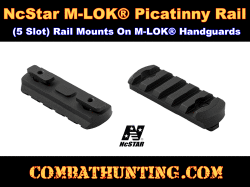 M-LOK Aluminum Picatinny Accessory Rail Short Section