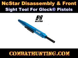 Disassembly & Front Sight Tool For Glock Pistols