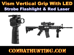 Vertical Grip with Laser Flashlight Combo