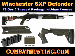 Winchester SXP Defender Tactical Pistol Grip Stock and Forend Package Urban Combat