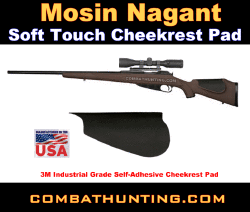 Mosin Nagant Stock Soft Touch Cheekrest Pad