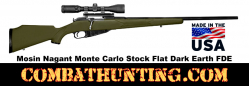 Mosin Nagant Monte Carlo Stock Flat Dark Earth FDE