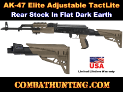 AK-47 Elite Stock Adjustable FDE Flat Dark Earth