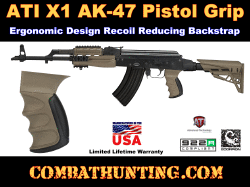 ATI AK-47 Pistol Grip X1 Recoil Reducing Grip FDE