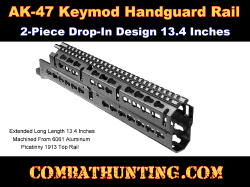 AK-47 KeyMod Handguard-Extended AK Rail