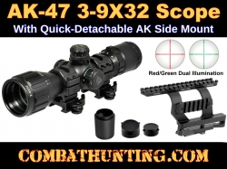 AK-47 Scope KIT 3-9X32 With AK QD Side Mount