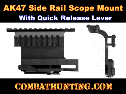 AK-47 Side Rail Scope Mount Quick Release