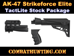 AK-47 Stock, Grip, Forend, TactLite Elite Package With Scorpion Recoil System