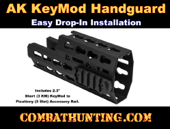 AK KeyMod Handguard - Standard Length With KeyMod Rails