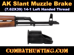 AK-47 Slant Muzzle Brake M14x1 LH Thread