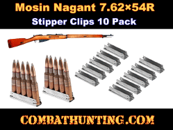 Mosin Nagant Stripper Clips - 10 Pack M44 M91/30