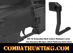 AR-15 Extended Bolt Catch Release Lever