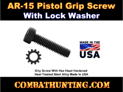 AR-15 AR-10 Grip Pistol Grip Screw and Star Lock Washer