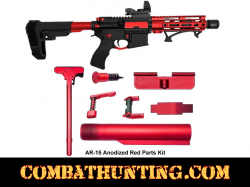 AR-15 Anodized Red Parts Kit