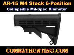 AR-15 M4 Stock 6-Position Mil-Spec Stock