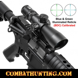 3-9X42 Tactical Rifle Scope Mil-Dot Illuminated Reticle BDC