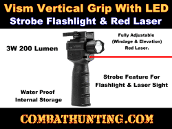 Vertical Grip with Laser Flashlight Combo