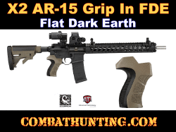 X2 AR-15 / AR-10 Grip in Flat Dark Earth