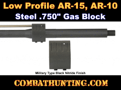 ATI Low Profile AR-15 AR-10 Gas Block .750