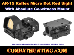 AR-15 Absolute Co-Witness Red Dot Sight With Mount