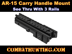 AR-15 Carry Handle Picatinny Mount Tri-Rail Mount