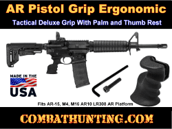 AR-15 Tactical Pistol Grip With Palm Rest