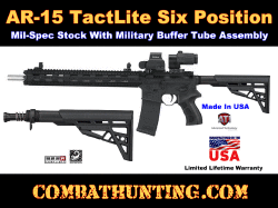 AR-15 Mil-Spec Stock & Buffer Tube Assembly Kit ATI TactLite
