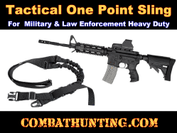 AR15 One Point Sling Black & Quick Release Buckle