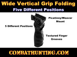 AR-15 Folding Vertical Grip 5 position Foregrip