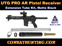 UTG PRO AR Pistol Receiver Extension Tube Kit Matte Black