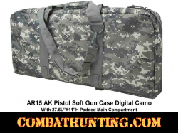 AR15 AK Pistol Soft Gun Case 28" Digital Camo